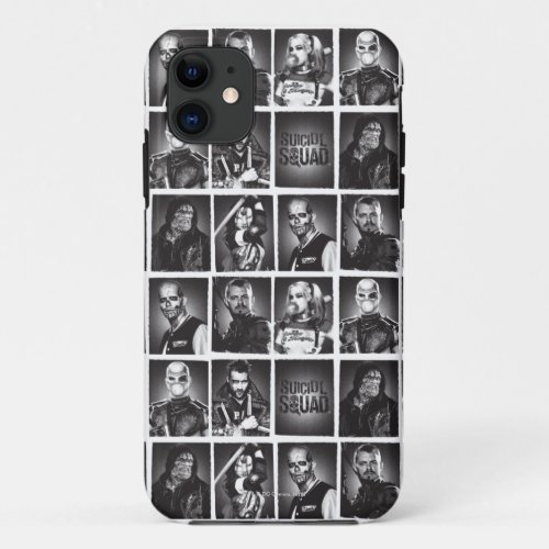 Suicide Squad  Yearbook Pattern iPhone 11 Case