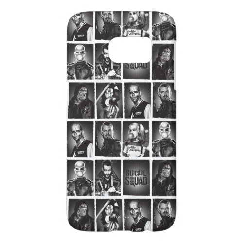 Suicide Squad  Yearbook Pattern Samsung Galaxy S7 Case