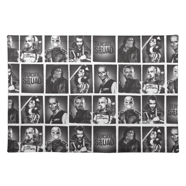 Suicide Squad | Yearbook Pattern Cloth Placemat (Front)