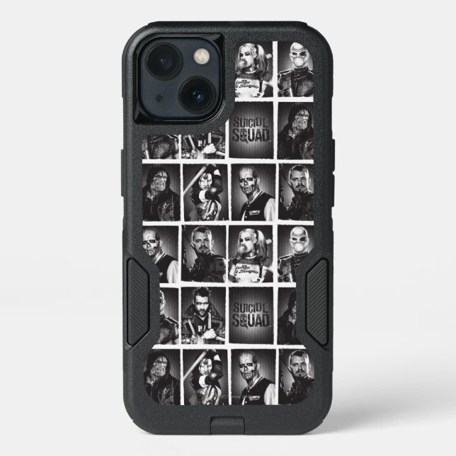 Suicide Squad | Yearbook Pattern Otterbox iPhone Case (Back)