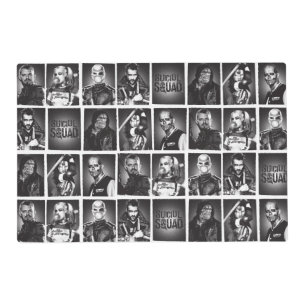 Suicide Squad Yearbook Pattern Placemat