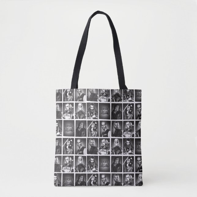 Suicide Squad | Yearbook Pattern Tote Bag (Front)