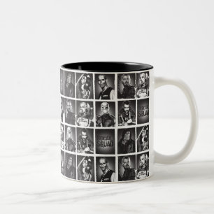 Suicide Squad   Yearbook Pattern Two-Tone Coffee Mug