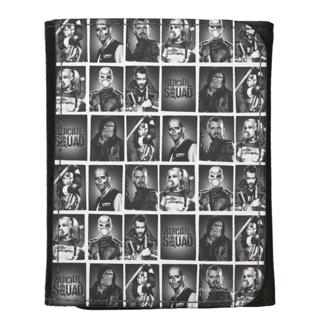 Suicide Squad | Yearbook Pattern Wallet (Front Vertical)