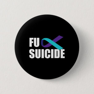 Suicide Suicide Awareness Ribbon Suicide Preventio Button