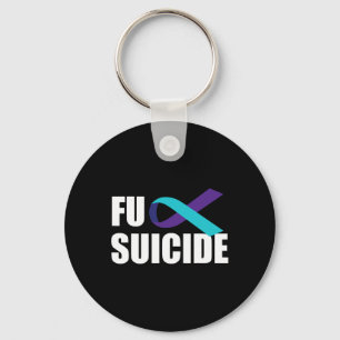 Suicide Suicide Awareness Ribbon Suicide Preventio Keychain