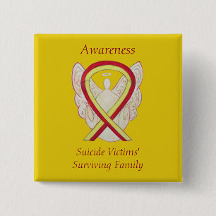 Suicide Victims' Surviving Family Ribbon Pins