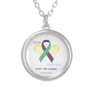 SuicideAwareness pendent Silver Plated Necklace
