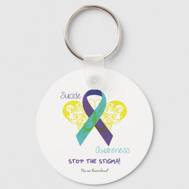 SuicideAwareness.png Keychain (Front)