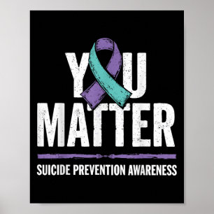 Suicides Prevention Shirts Suicide Awareness Poster