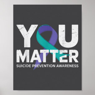 Suicides Prevention Shirts Suicide Awareness Poster