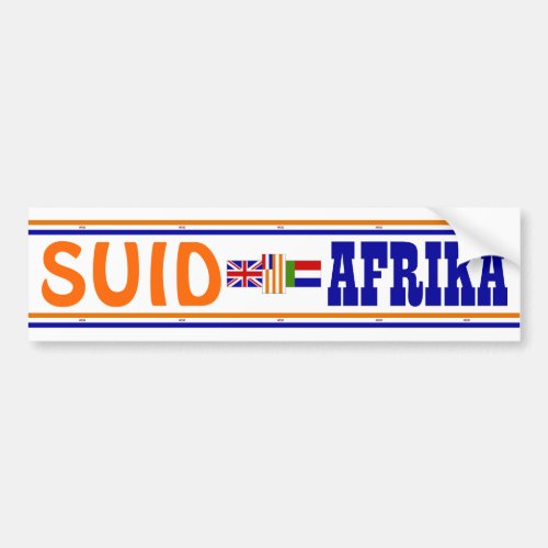 Suid_Afrika Bumper Sticker