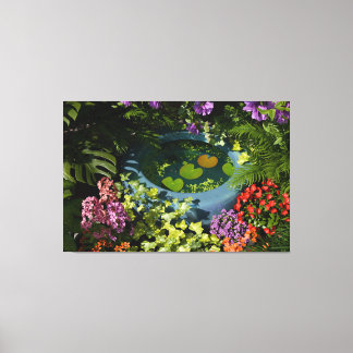 Suiren Bachi Canvas Print
