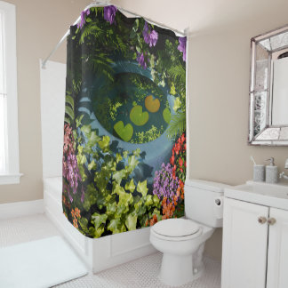 Suiren Bachi Shower Curtain