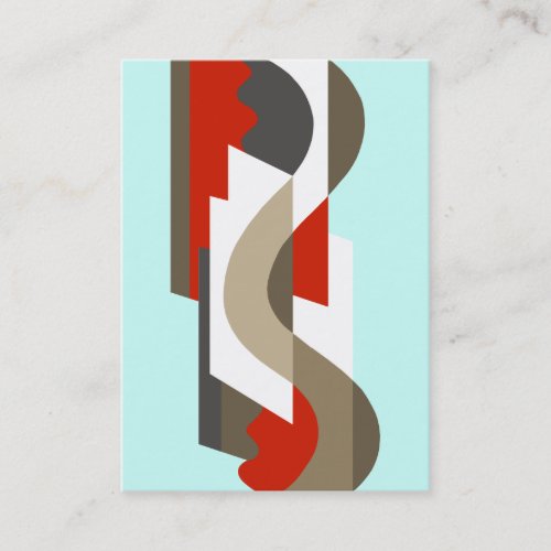 SUISSE: Art Deco Moderne: Sixties Office, Mad Men Business Card