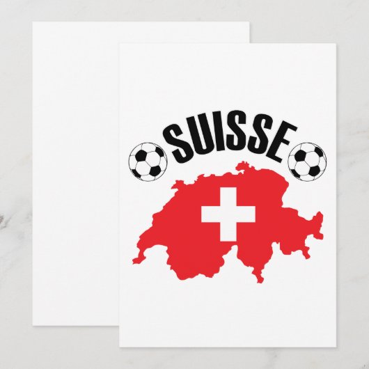 Suisse Football Switzerland Soccer (Front/Back)