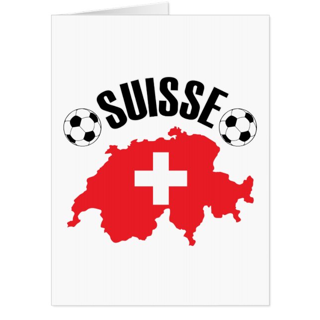 Suisse Football Switzerland Soccer Card (Front)