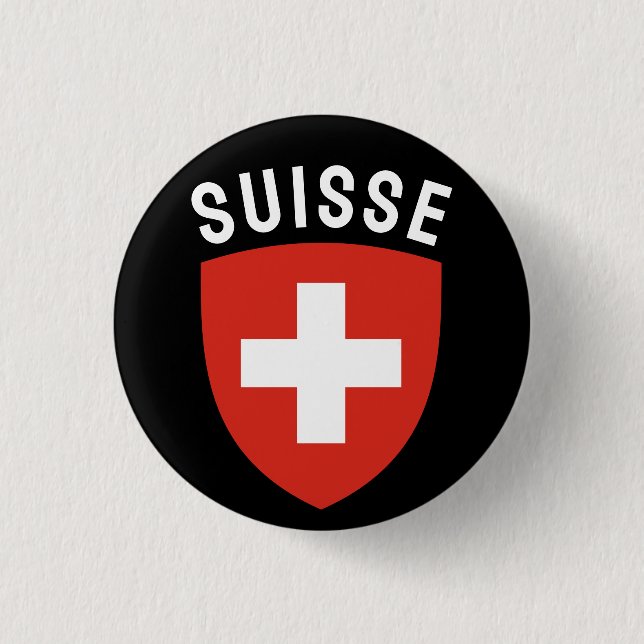 Suisse (French-speaking Switzerland) Button (Front)