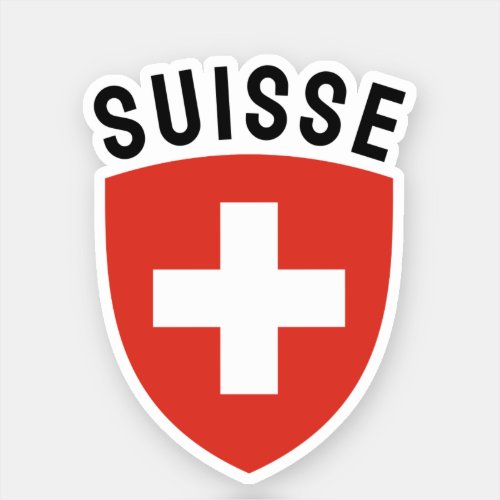Suisse French_speaking Switzerland Sticker