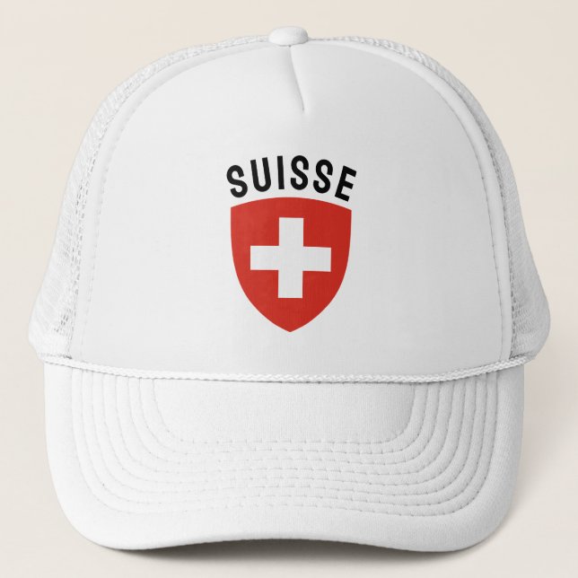 Suisse (French-speaking Switzerland) Trucker Hat (Front)