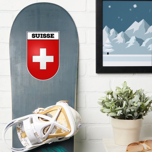 Suisse  Switzerland  Coats of Arms  Sticker