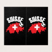 Suisse Switzerland Map Soccer (Outside Unfolded)