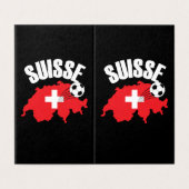 Suisse Switzerland Map Soccer (Outside Unfolded)