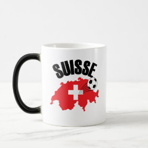 Suisse Switzerland Map Swiss Soccer Color Morph Mug