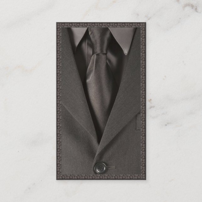 Suit and Tie - Business Card (Front)