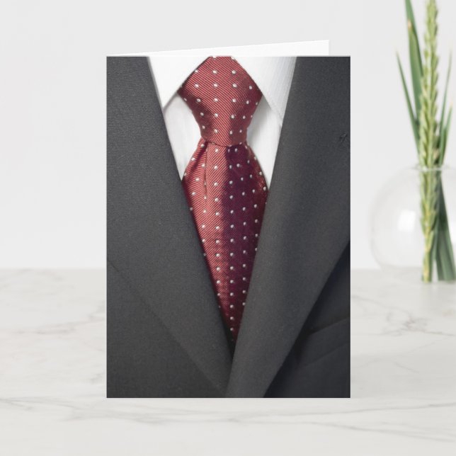 Suit and Tie Card (Front)