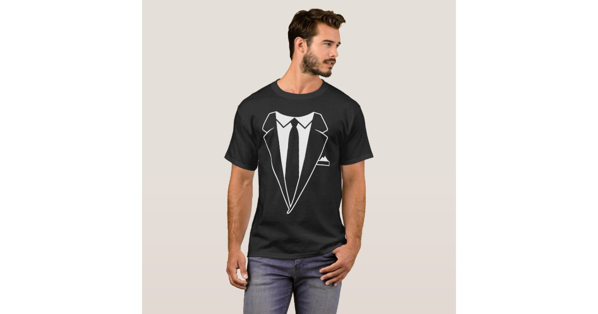 Suit and Tie Infant Bodysuit Creeper Tuxedo' Men's T-Shirt