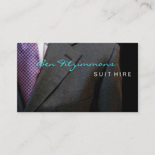 Suit Designed BUsiness Card