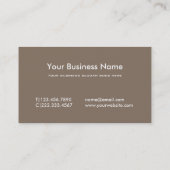 Suit Man Faux Gold Libra Laurel Classic Lawyer Business Card (Back)
