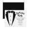 Suit & Tie Sophisticated Birthday Party Invite
