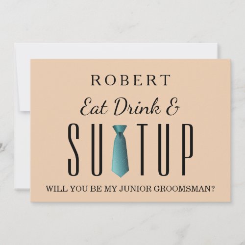 Suit_up Will you be my groomsman Invitation