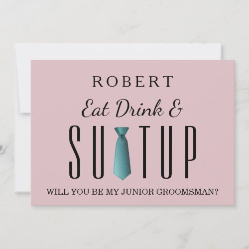 Suit_up Will you be my groomsman Invitation