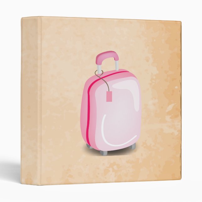 Suitcase 3 Ring Binder (Front/Spine)
