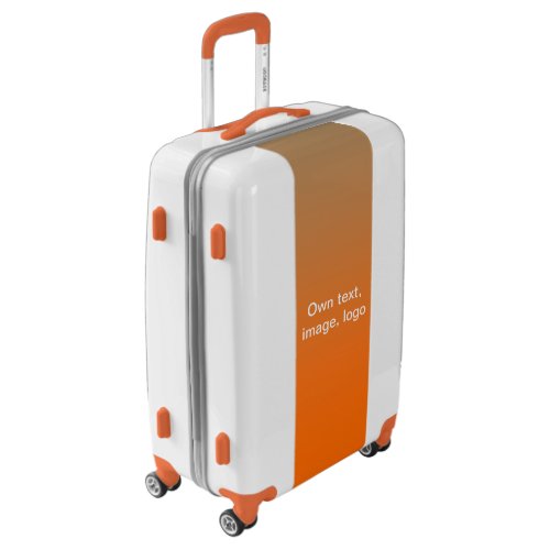 Suitcase Medium Gold tone _ Orange