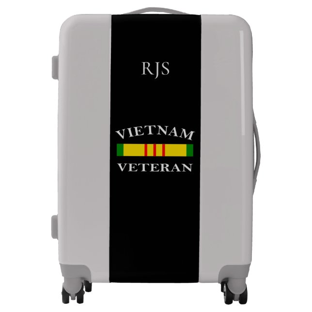 Suitcases Vietnam Veteran with Initials (Front)