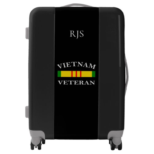 Suitcases Vietnam Veteran with Initials
