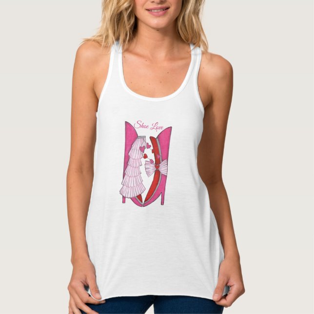 Suited & Booted Shoe Love Tank Top (Front)