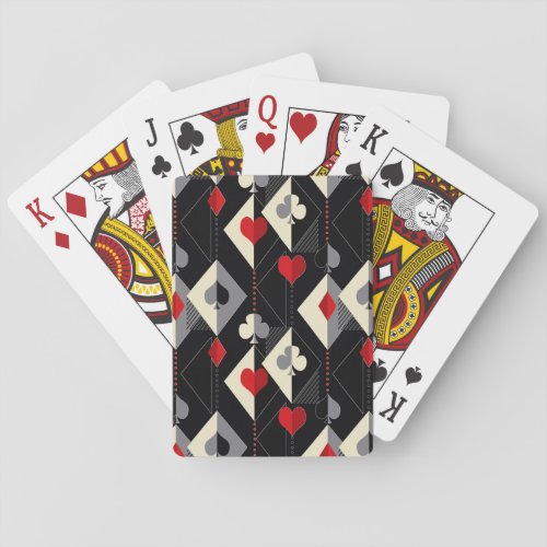 Suits of playing cards in poker 