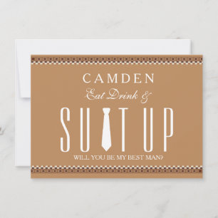 Suitup Will you be my Bestman Invitation