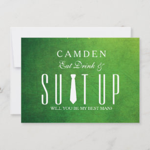 Suitup Will you be my Bestman Invitation