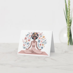 Sukhasana Yoga Card Serenity and Balance