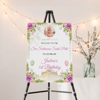 Sukhmani Sahib Path & 1st Birthday Welcome Board