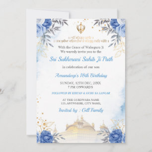 Sukhmani Sahib Path Birthday Card