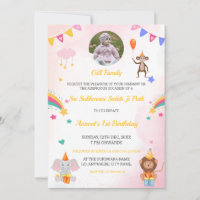 Sukhmani Sahib Path Invitation, 1st Birthday Card