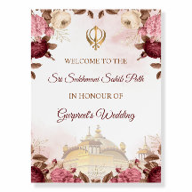 Sukhmani Sahibji Path Welcome Board, Akhand Path
