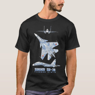 Sukhoi Su30 Russian Super Maneuverable Fighter Pla T-Shirt